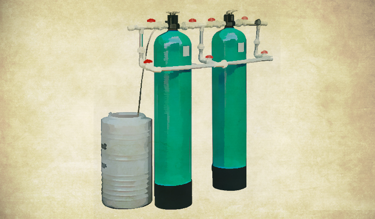Water softeners work well for the whole house and get rid of water hardening minerals