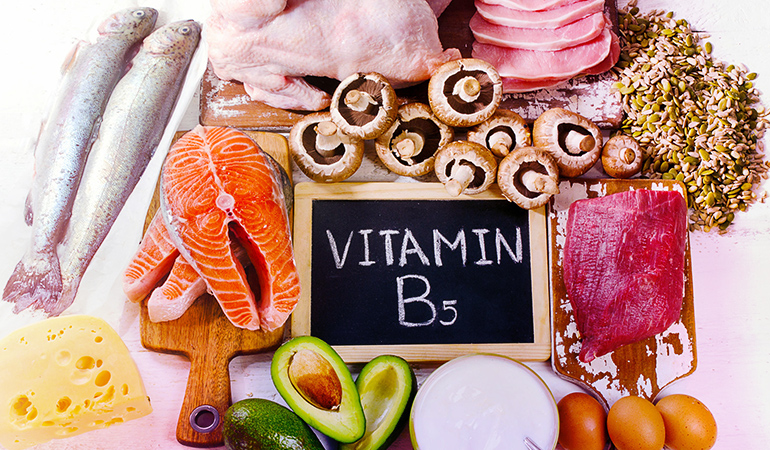Vitamin B5 treats the allergic reaction by regulating cortisol production.