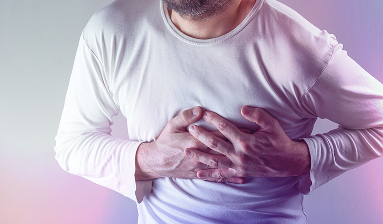  Discomfort in the chest is a sign of food allergies