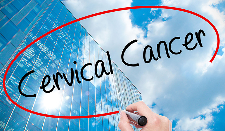 Cervical cancer causes irregular bleeding.