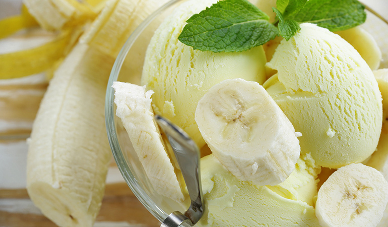 Dairy-free banana ice cream is guilt-free