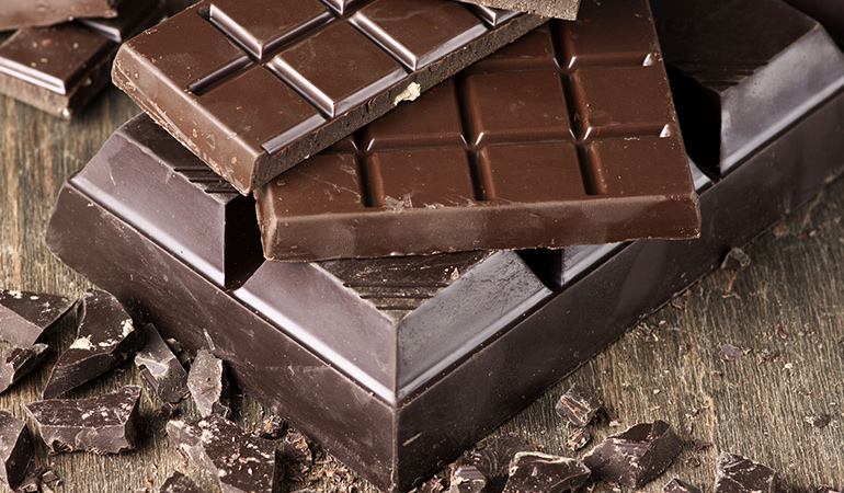 The resveratrol in dark chocolate fuels fat-burning.
