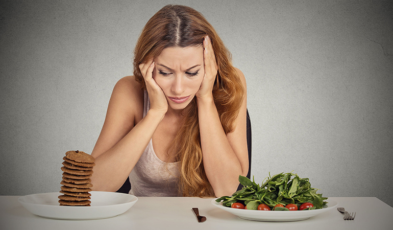 Stress caused due to dieting can lead to weight gain