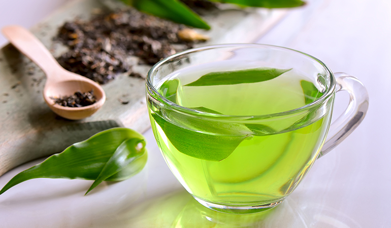 The polyphenols in green tea help absorb and eliminate dangerous radioisotopes.