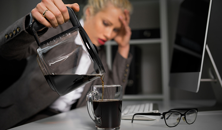 Overdosing on caffeine can cause side effects