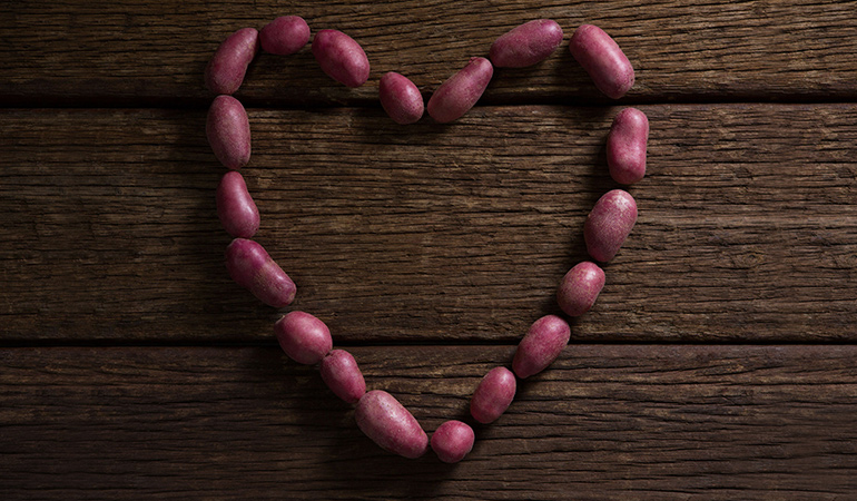 Sweet potatoes can keep the heart healthy