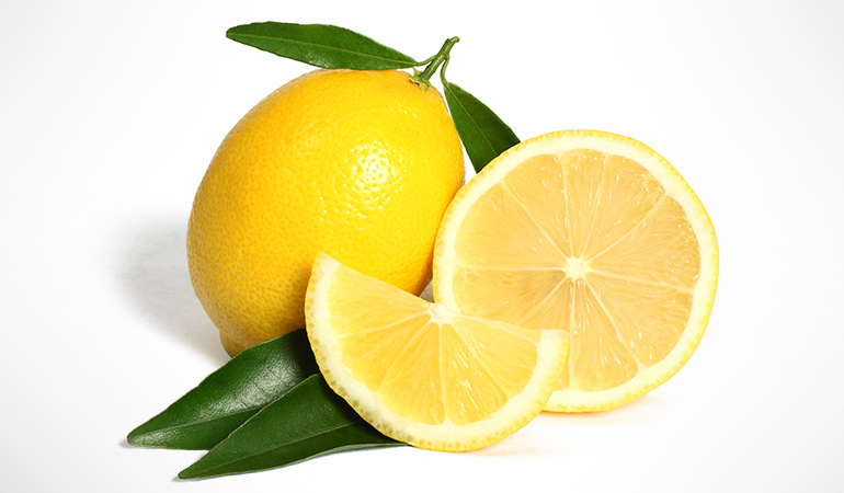 The bleaching effect of lemon is great to remove tan