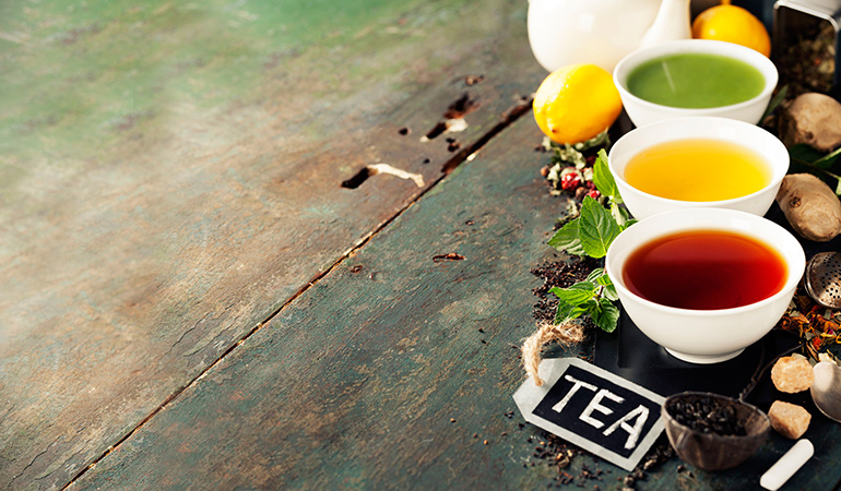 Real teas like black and green teas can help detox the body