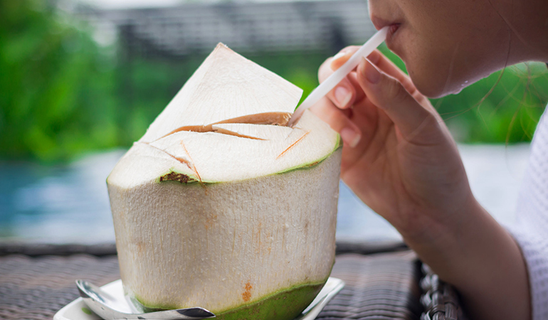 Coconut water can cure a hangover