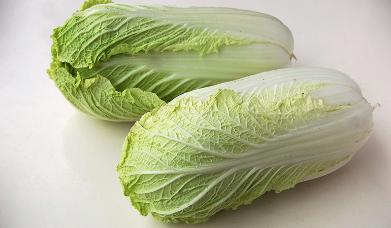 1 cup Chinese cabbage, cooked: 158 mg of calcium (12.1% DV)