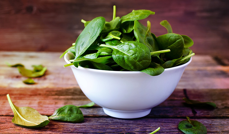 1 cup of spinach: 157 mg of magnesium (37.3% DV)