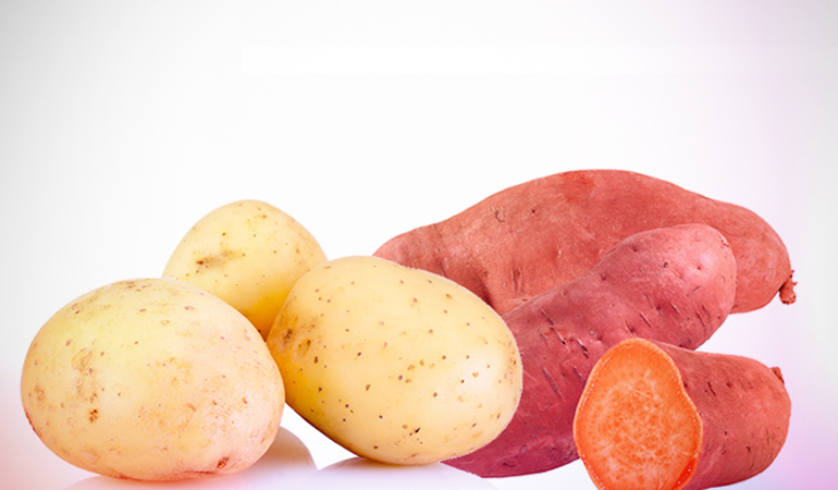A large russet potato baked with skin has 7.86 gm of protein.