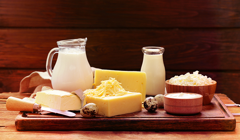 Dairy products contain 5–30 ng/g of vanadium.